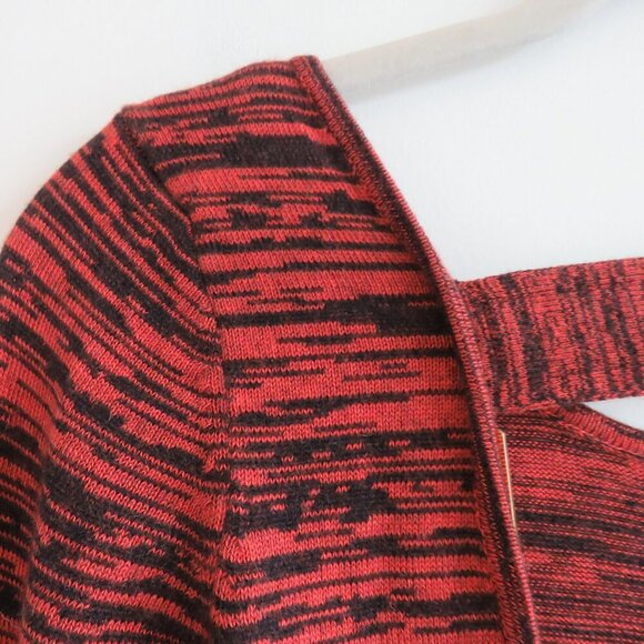 REBECCA MINKOFF Silk Cashmere Open Back Essef Sweater Dress Burnt Orange Size S - Picture 12 of 15